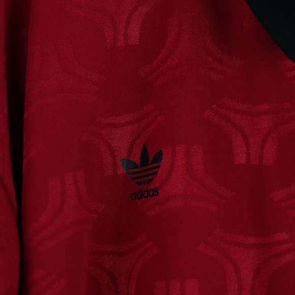 90s Adidas Mens Large Goalkeeper Jersey Red Padded - Picture 3 of 6